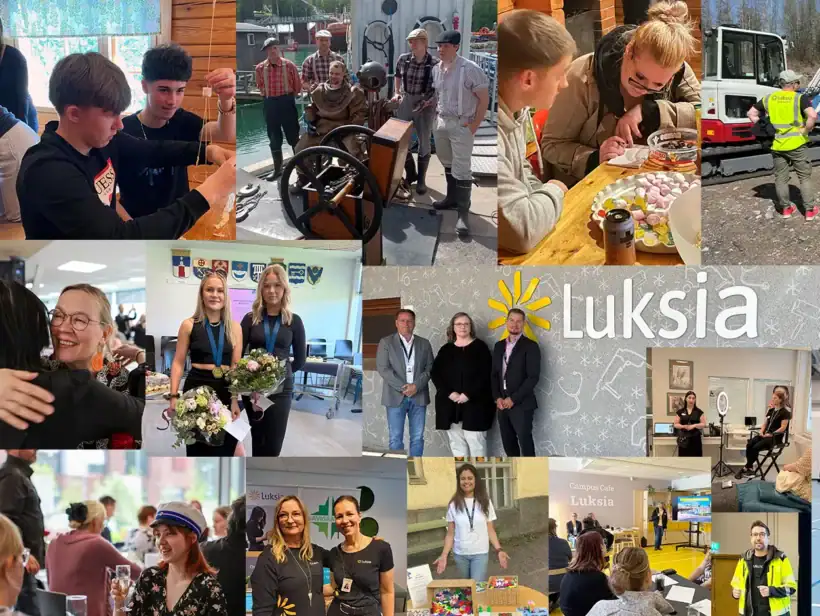 Kuvaan on kerätty kuvia tapahtumista, joissa luksialaiset ovat olleet mukana.