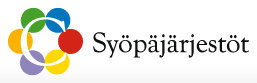 Syöpäjärjestön logo, jossa nimi kirjoitettuna mustalla. Logossa myös logokukka.