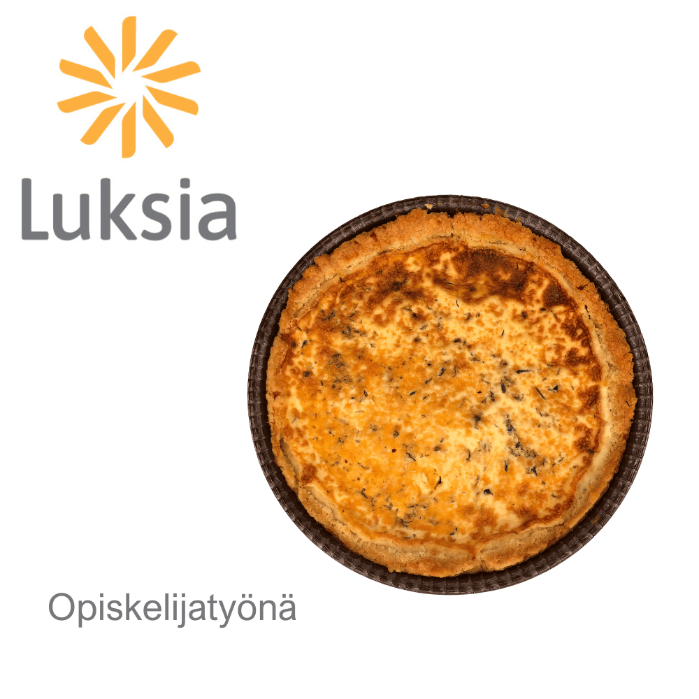 Kinkku-kasvispiirakka 8 hlö Laktoositon