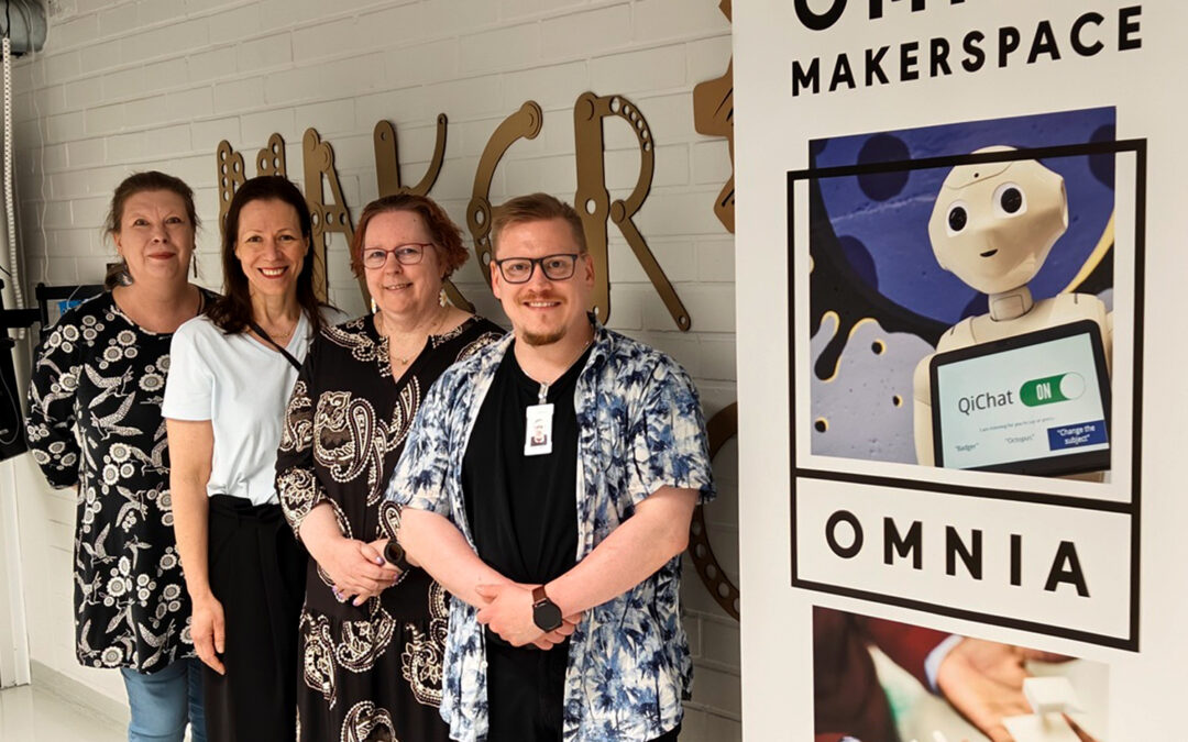 Vierailu Omnia Makerspacessa inspiroi Living Lab -kehitystyötä